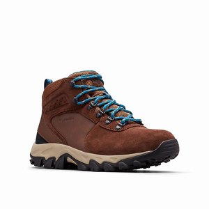 Columbia Newton Ridge™ Plus II Suede Vattenproof Vandringsskor Herr Röda (VNZFT2160)